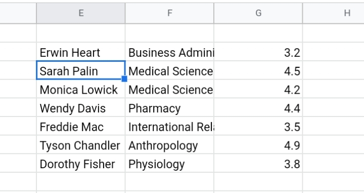 3 Google Sheets FILTER function