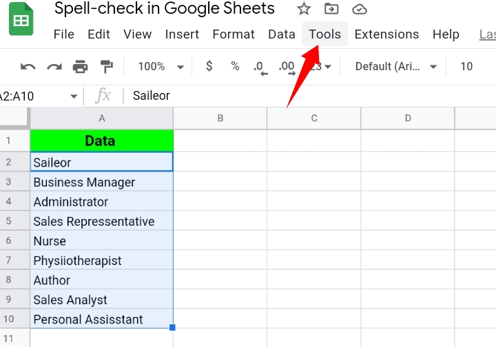 how-to-use-spell-check-in-google-sheets-with-video-2022