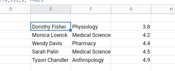 9 Google Sheets FILTER function